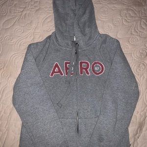 Aeropostale grey zip up jacket